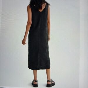 Mate The Label Organic LinenTank Center Seam Midi Dress XS